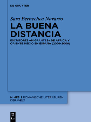 cover image of La buena distancia